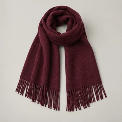 Šál Burgundy